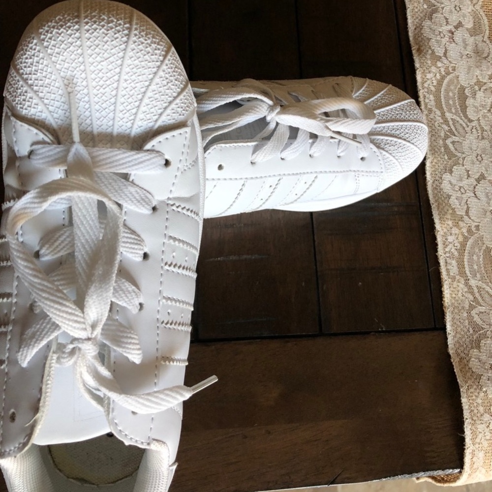 adidas Originals Womens Superstar Shoes White